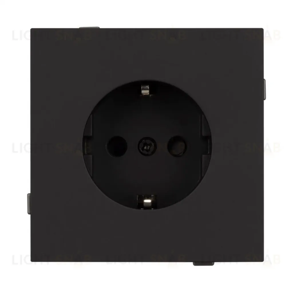 Механизм электрической розетки Arlight SCT-TENDO-MEU1-SFPL-BK (230V, 16A) 054638 054638