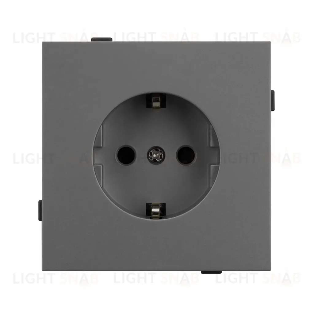 Механизм электрической розетки Arlight SCT-TENDO-MEU1-SFPL-GR (230V, 16A) 054640 054640