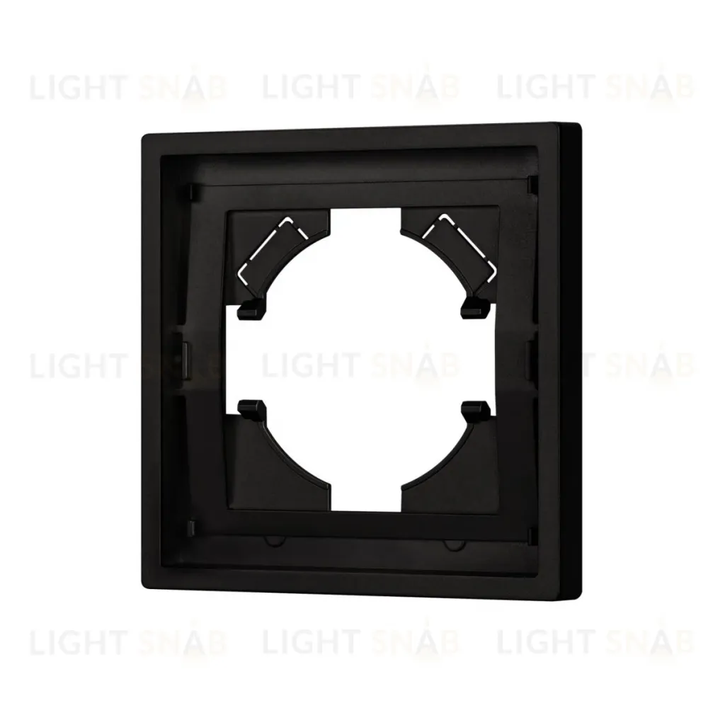 Рамка пластиковая на 1 пост Arlight FRM-TENDO-SFPL-1-BK 054642 054642