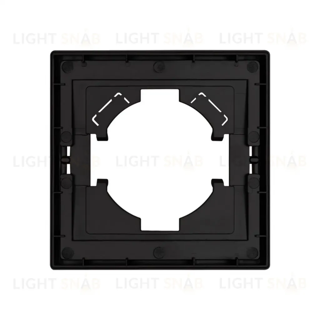 Рамка пластиковая на 1 пост Arlight FRM-TENDO-SFPL-1-BK 054642 054642