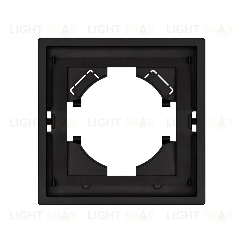 Рамка пластиковая на 1 пост Arlight FRM-TENDO-SFPL-1-BK 054642 054642