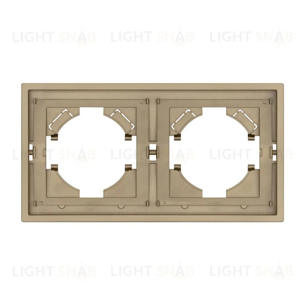 Рамка пластиковая на 2 поста Arlight FRM-TENDO-SFPL-2-GD 054647 054647