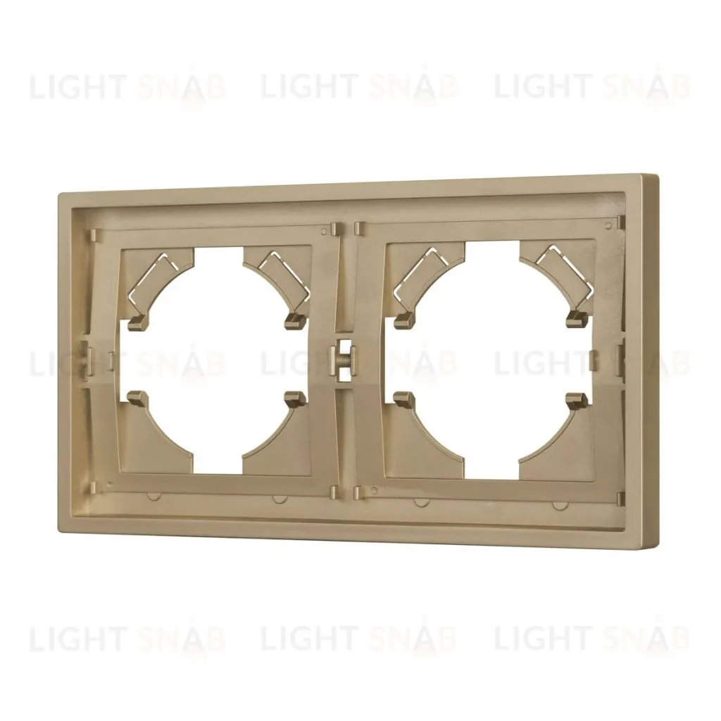 Рамка пластиковая на 2 поста Arlight FRM-TENDO-SFPL-2-GD 054647 054647