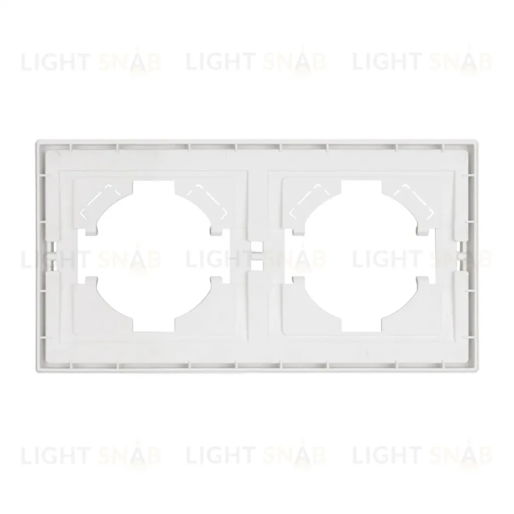 Рамка пластиковая на 2 поста Arlight FRM-TENDO-SFPL-2-WH 054649 054649