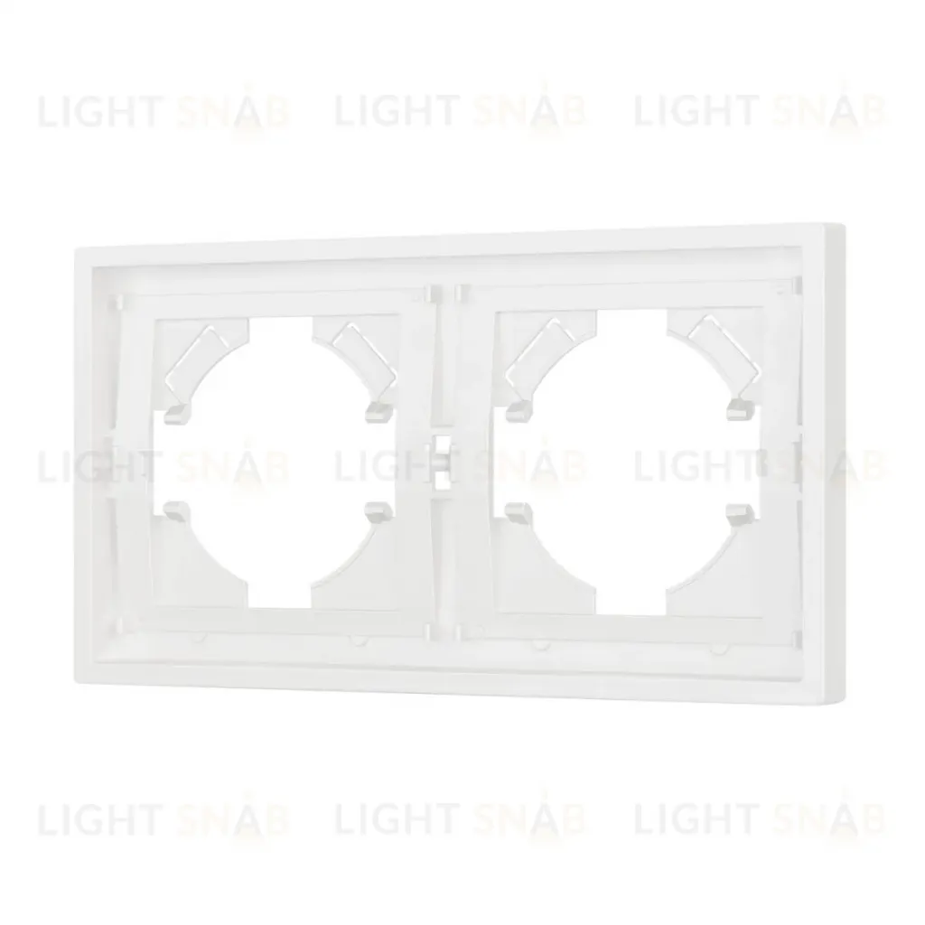 Рамка пластиковая на 2 поста Arlight FRM-TENDO-SFPL-2-WH 054649 054649