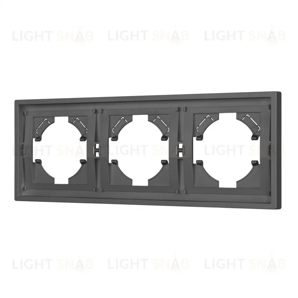 Рамка пластиковая на 3 поста Arlight FRM-TENDO-SFPL-3-GR 054652 054652