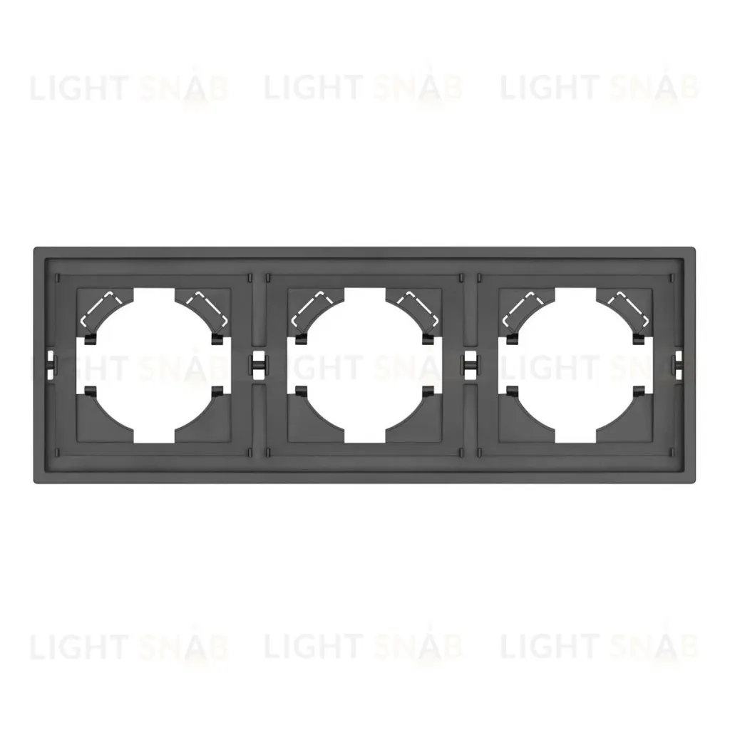 Рамка пластиковая на 3 поста Arlight FRM-TENDO-SFPL-3-GR 054652 054652