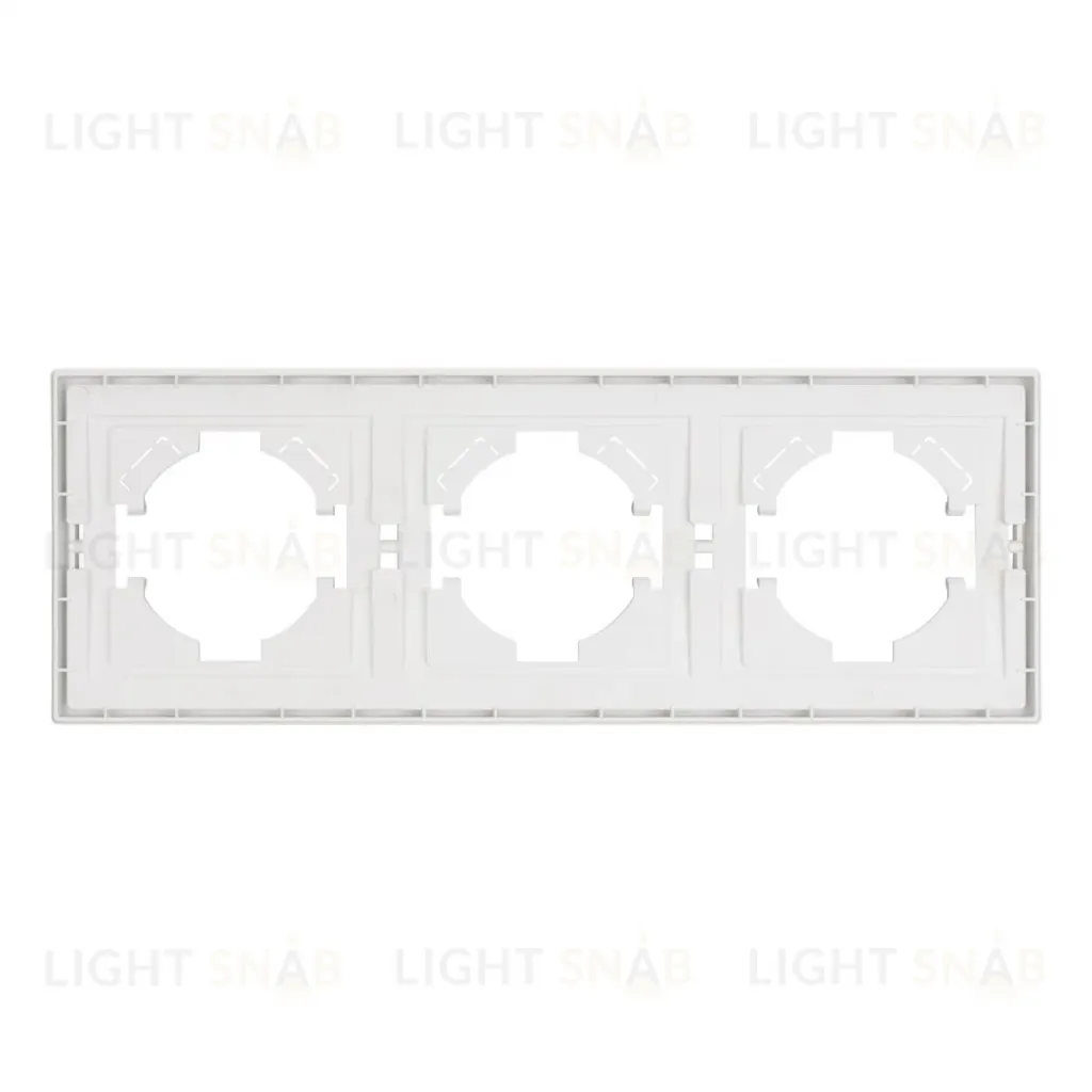 Рамка пластиковая на 3 поста Arlight FRM-TENDO-SFPL-3-WH 054653 054653