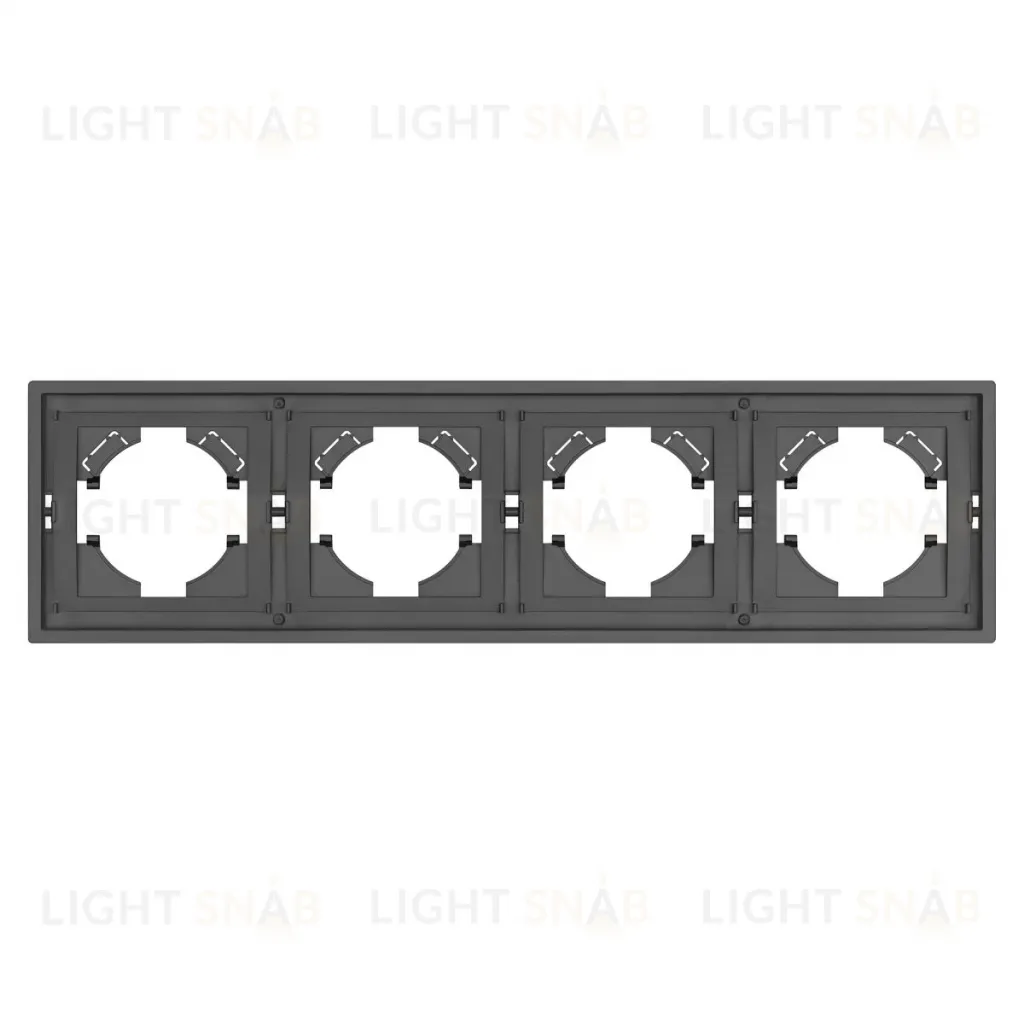 Рамка пластиковая на 4 поста Arlight FRM-TENDO-SFPL-4-GR 054655 054655