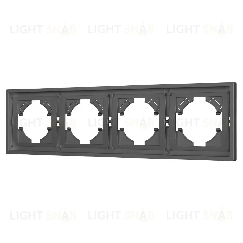 Рамка пластиковая на 4 поста Arlight FRM-TENDO-SFPL-4-GR 054655 054655