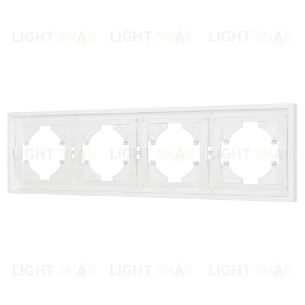 Рамка пластиковая на 4 поста Arlight FRM-TENDO-SFPL-4-WH 054656 054656