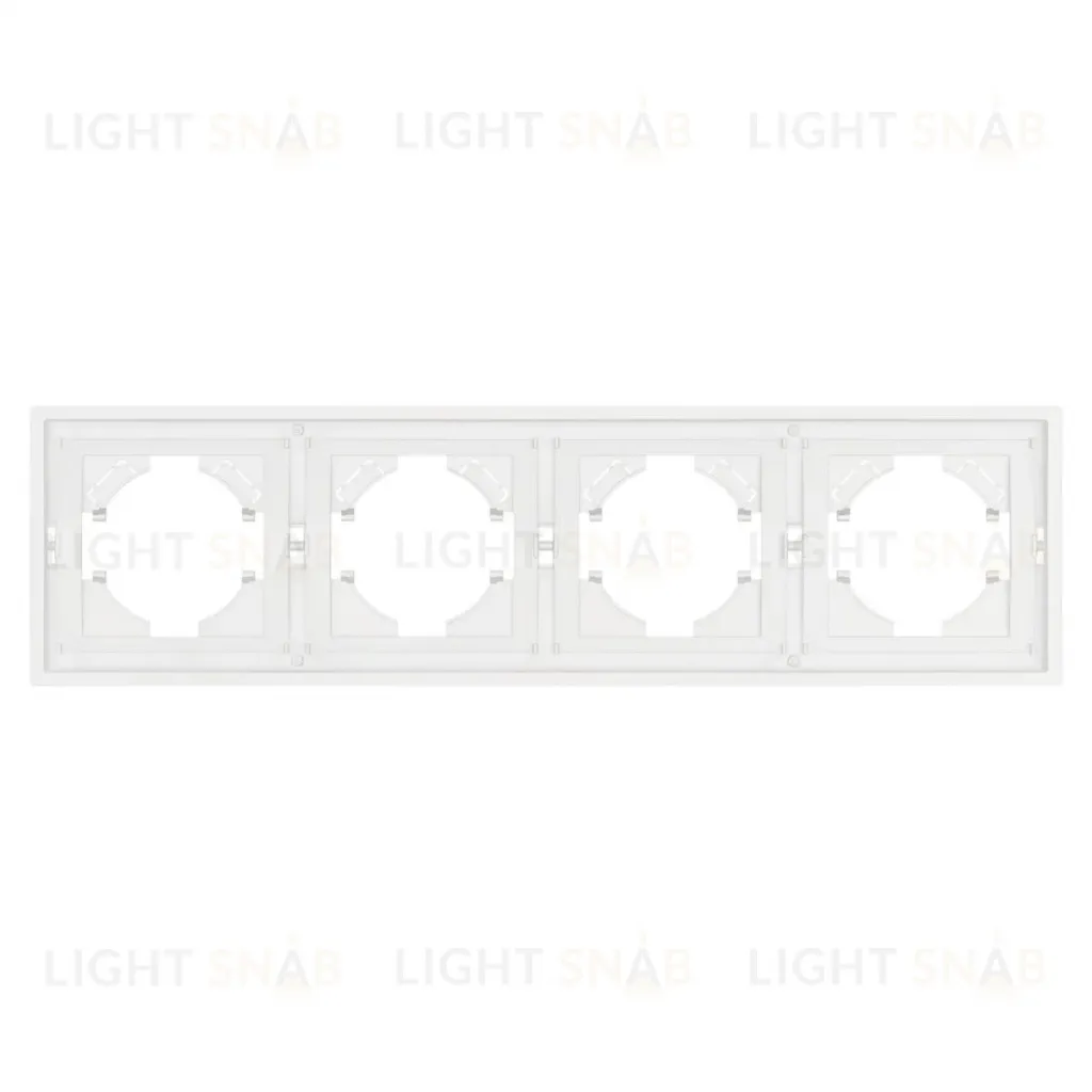Рамка пластиковая на 4 поста Arlight FRM-TENDO-SFPL-4-WH 054656 054656