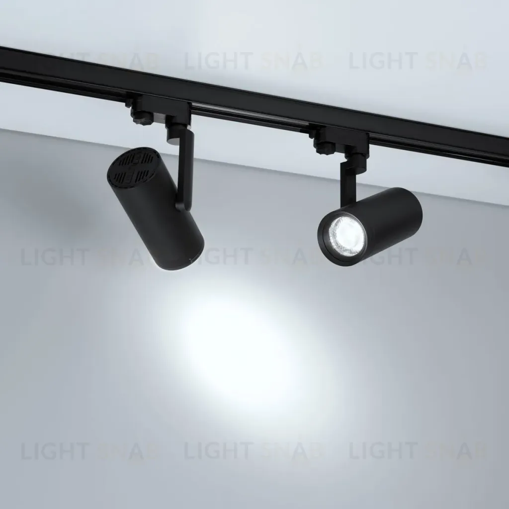 Трековый трехфазный светильник Arlight LGD-URANUS-4TR-R75-18W/25W Warm3500-MIX (BK, 20-50 deg, side holder, 230V) (IP20 Металл) 055807 055807