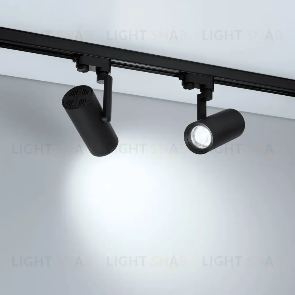 Трековый трехфазный светильник Arlight LGD-URANUS-4TR-R75-18W/25W Warm3500-MIX (BK, 20-50 deg, side holder, 230V) (IP20 Металл) 055807 055807
