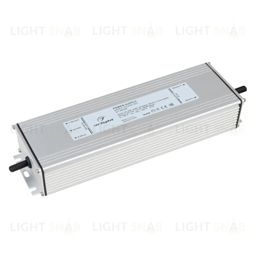 Блок питания Arlight ARPV-24250-B2 (24V, 10.4A, 250W) (IP67 Металл) 057328 057328