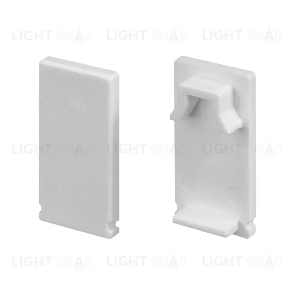 Заглушка 2шт Arlight LINE-1019 SILVER глухая (Пластик) 060435 060435