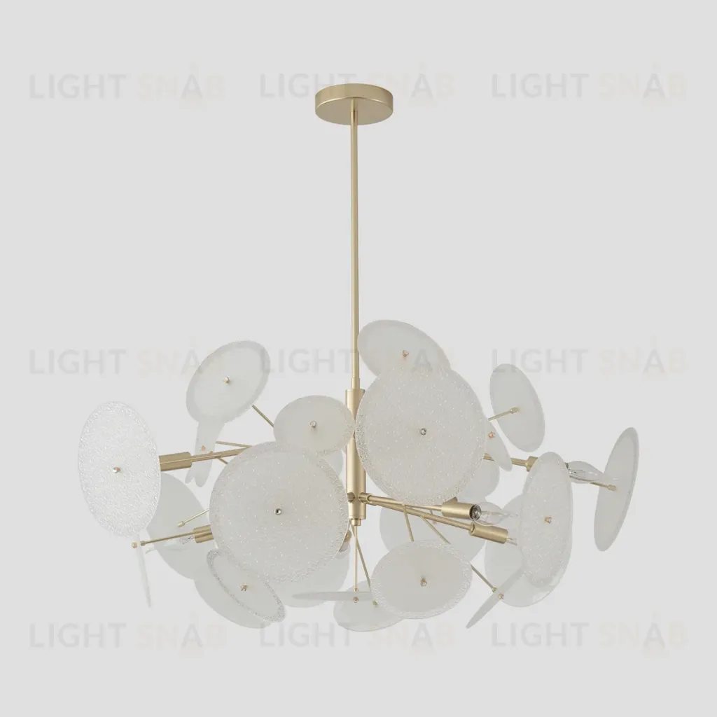 Люстра на штанге Crystal Lux DANDELION SP10 GOLD DANDELION SP10 GOLD