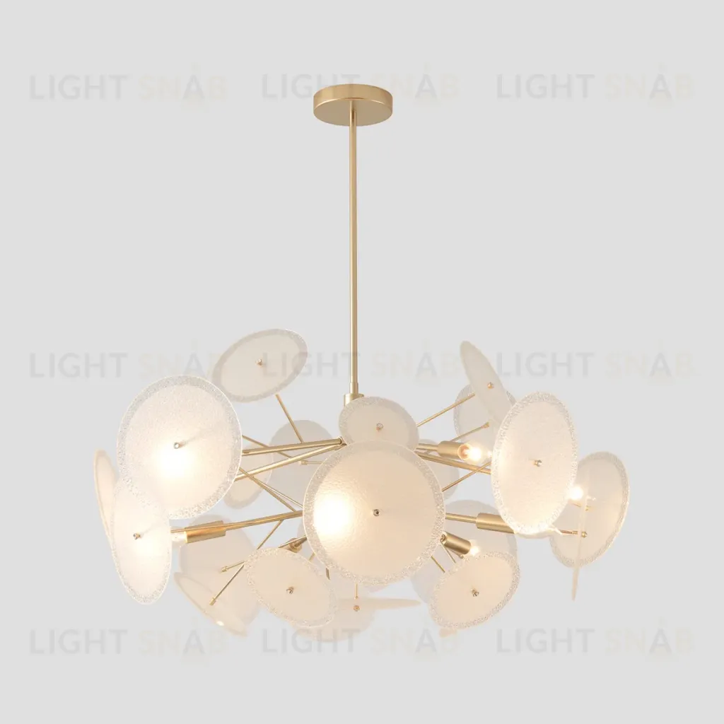 Люстра на штанге Crystal Lux DANDELION SP10 GOLD DANDELION SP10 GOLD