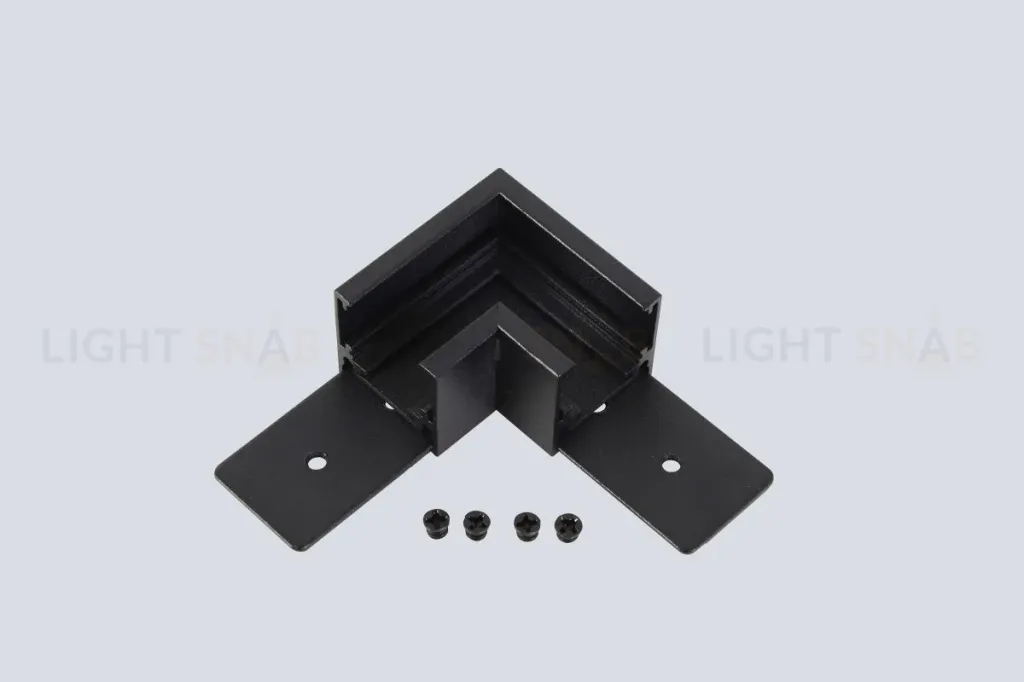 Соединитель для магнитного накладного шинопровода угловой Crystal Lux CLT 0.214 04 BL CLT 0.214 04 BL