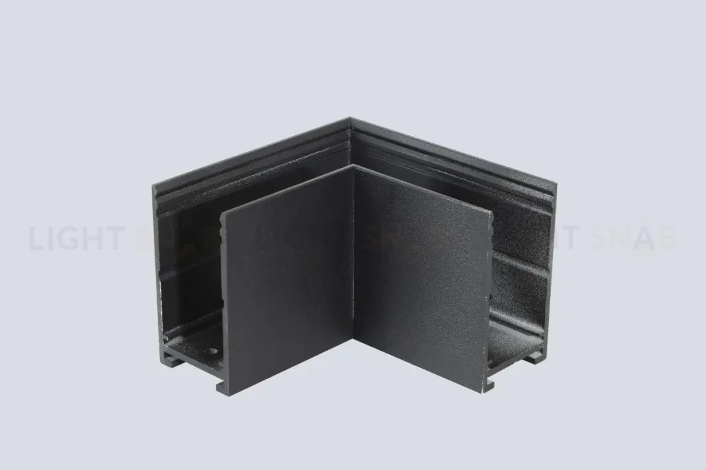 Соединитель для накладного шинопровода 220V угловой Crystal Lux CLT 0.215 04 BL CLT 0.215 04 BL