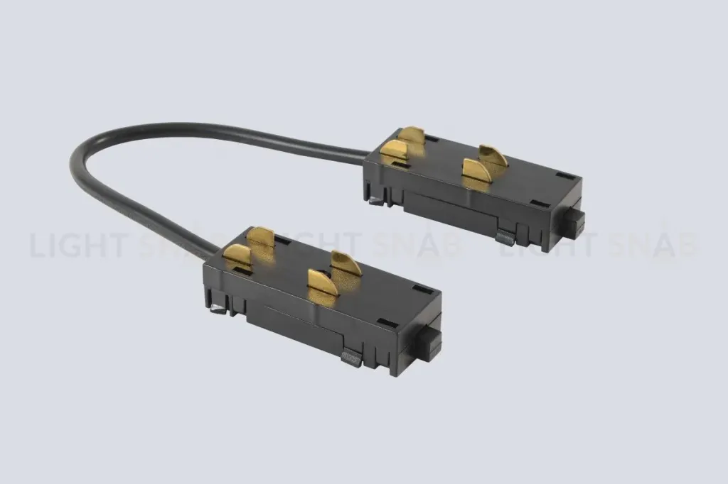 Соединитель питания угловой для накладного шинопровода 220V Crystal Lux CLT 0.205 04 BL CLT 0.205 04 BL