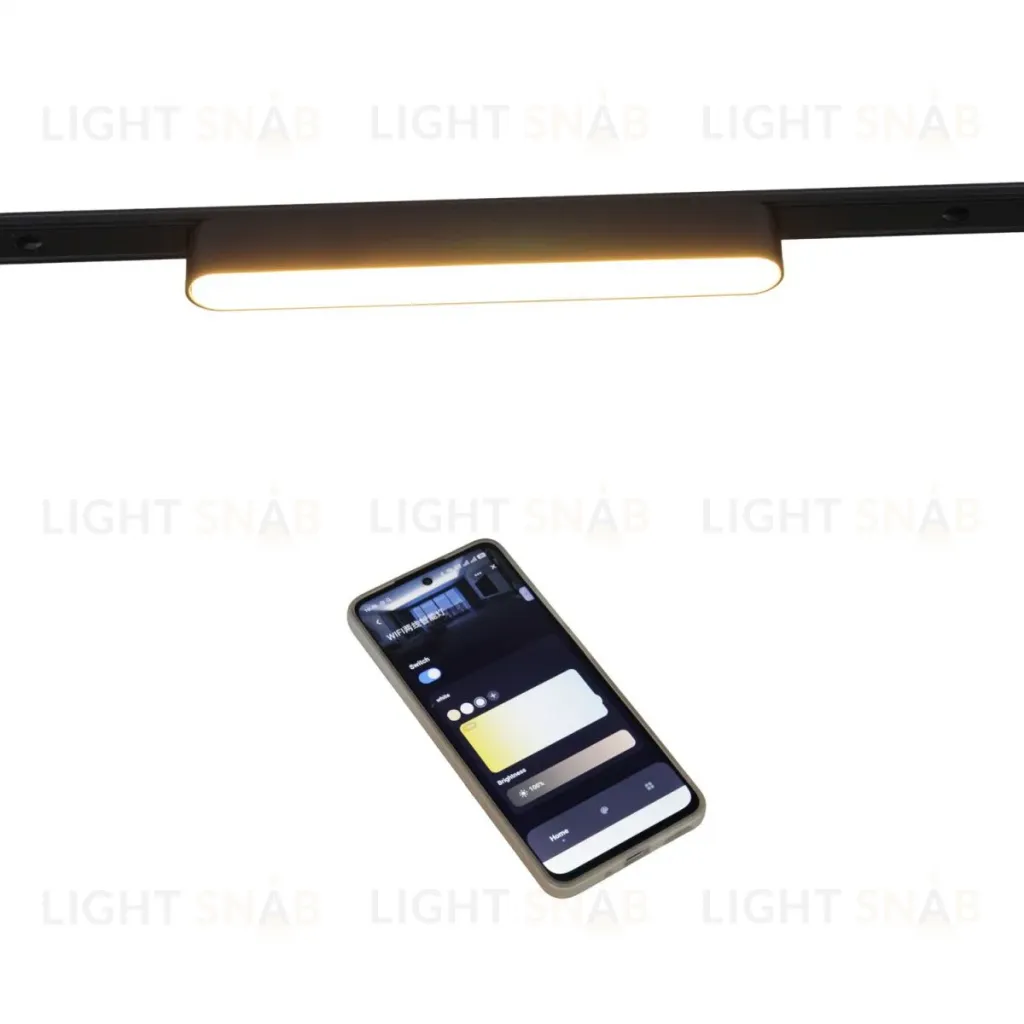 Трековый магнитный светильник (CCT+SMART) Reluce 13001-9.3-001UR magnetic LED12W BK CCT+SMART 13001-9.3-001UR magnetic LED12W BK CCT+SMART