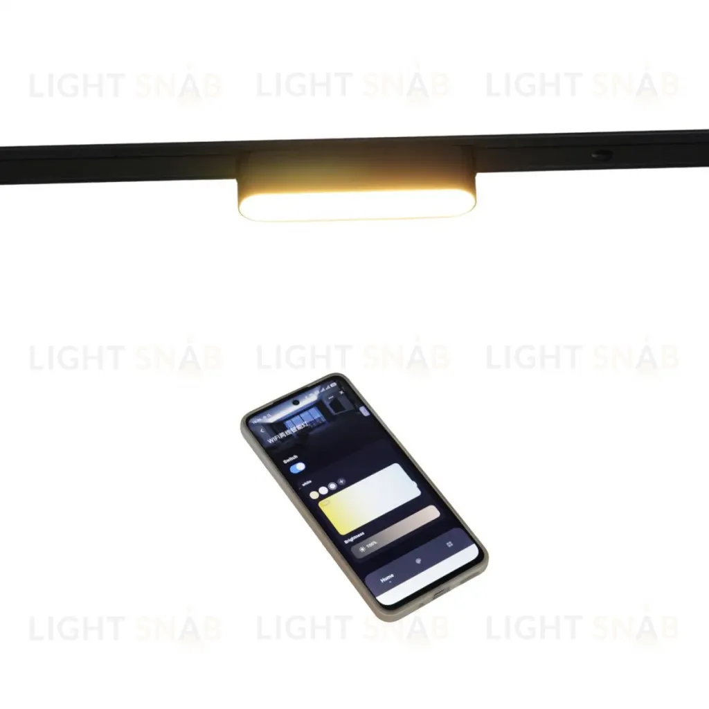 Трековый магнитный светильник (CCT+SMART) Reluce 13001-9.3-001UR magnetic LED6W BK CCT+SMART 13001-9.3-001UR magnetic LED6W BK CCT+SMART