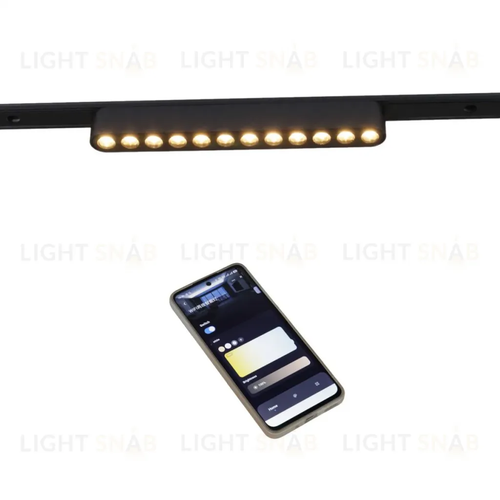 Трековый магнитный светильник (CCT+SMART) Reluce 13002-9.3-001UR magnetic LED12W BK CCT+SMART 13002-9.3-001UR magnetic LED12W BK CCT+SMART