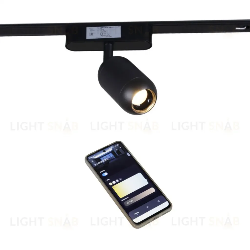 Трековый магнитный светильник (CCT+SMART) Reluce 13009-9.3-001UR magnetic Led7W BK CCT+SMART 13009-9.3-001UR magnetic Led7W BK CCT+SMART