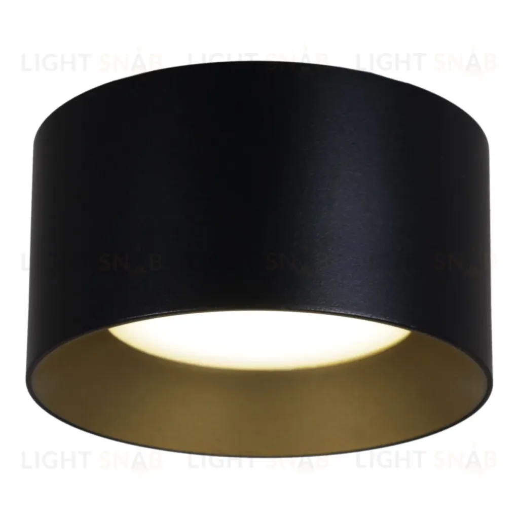 Накладной светильник (GX53, GU10, MR16, LED) Reluce 53060-9.5-001LD GX53 BK+GD 53060-9.5-001LD GX53 BK+GD