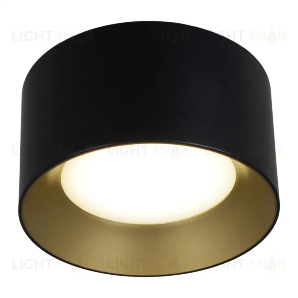 Накладной светильник (GX53, GU10, MR16, LED) Reluce 53060-9.5-001LD GX53 BK+GD 53060-9.5-001LD GX53 BK+GD