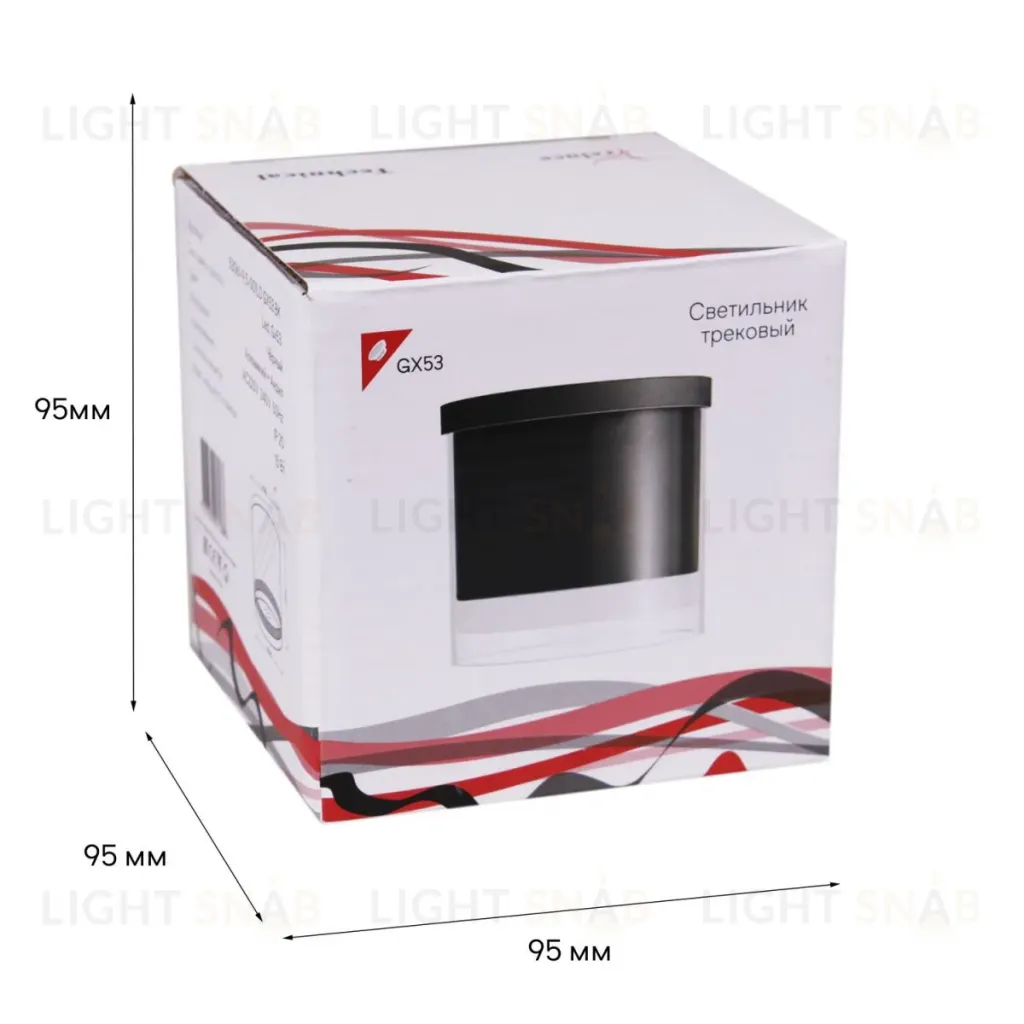 Накладной светильник (GX53, GU10, MR16, LED) Reluce 53061-9.5-001LD GX53 BK 53061-9.5-001LD GX53 BK