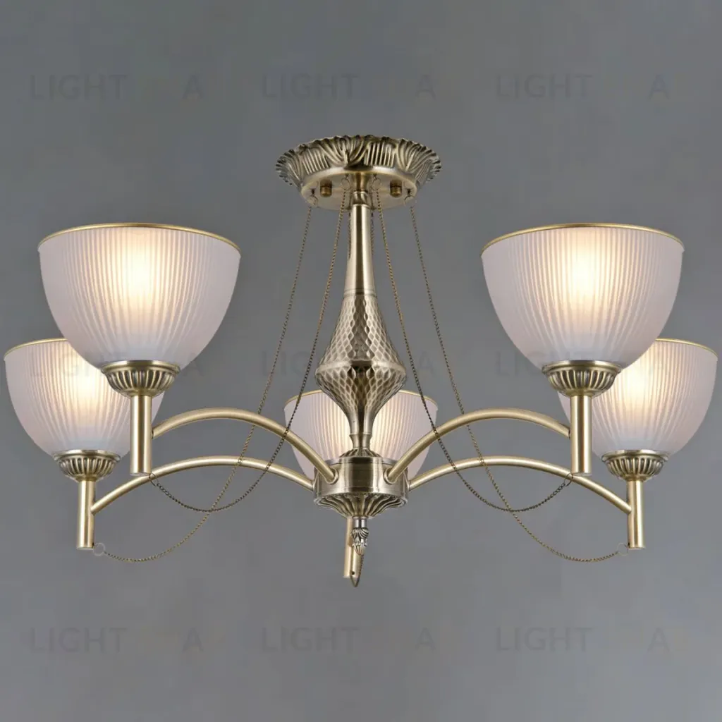 Люстра на штанге Illumico IL0653-5CSQ-25AB ELITE IL0653-5CSQ-25AB ELITE