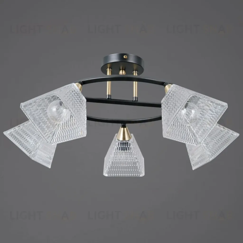 Потолочная люстра Illumico IL0850-5CSQ-25BKAB ELITE IL0850-5CSQ-25BKAB ELITE