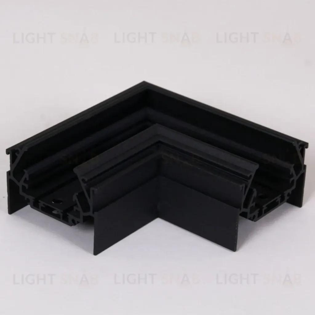 Магнитный шинопровод для натяжных потолков (гарпун) Reluce RL 06301 corner connector BK RL 06301 corner connector BK