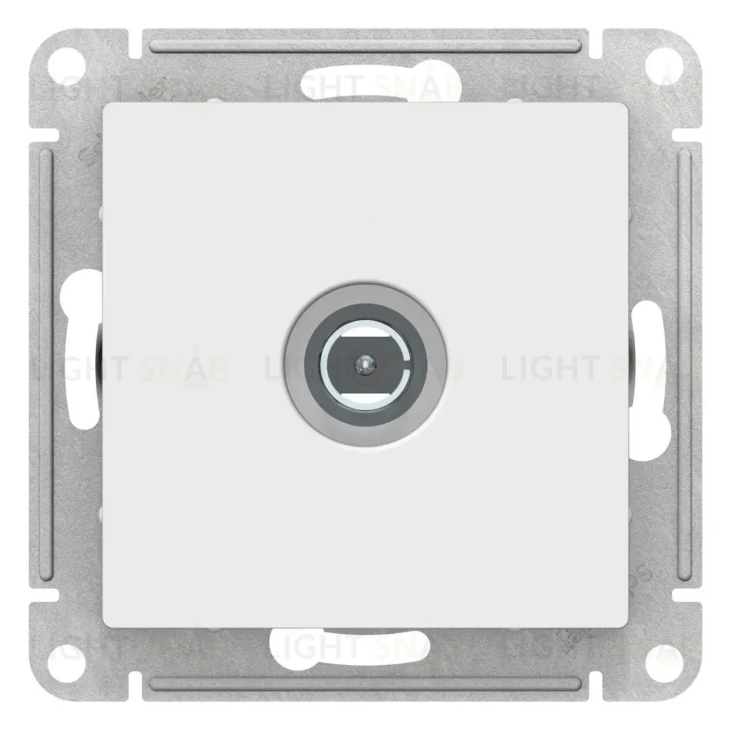 Розетка TV коннектор, механизм Systeme Electric AtlasDesign Лотос ATN001393 ATN001393