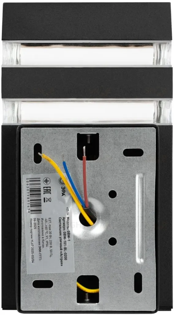 Уличный настенный светильник Эра Астрея GBW-101-BL-0200 Б0069590