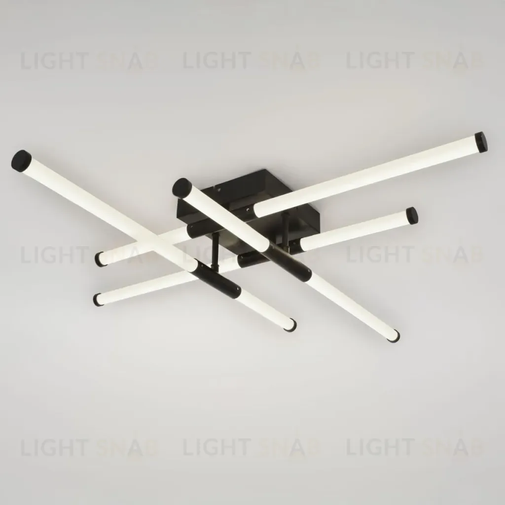 Потолочный светильник Эра Модерн Fliss CLL-1 72W 3K-6K RC BK Б0069744