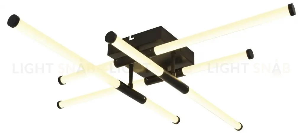 Потолочный светильник Эра Модерн Fliss CLL-1 72W 3K-6K RC BK Б0069744