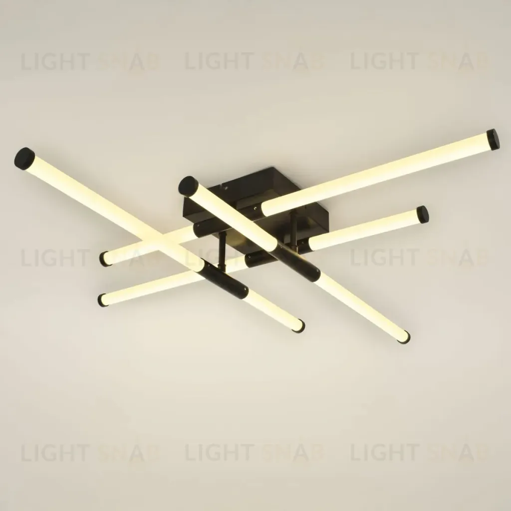 Потолочный светильник Эра Модерн Fliss CLL-1 72W 3K-6K RC BK Б0069744