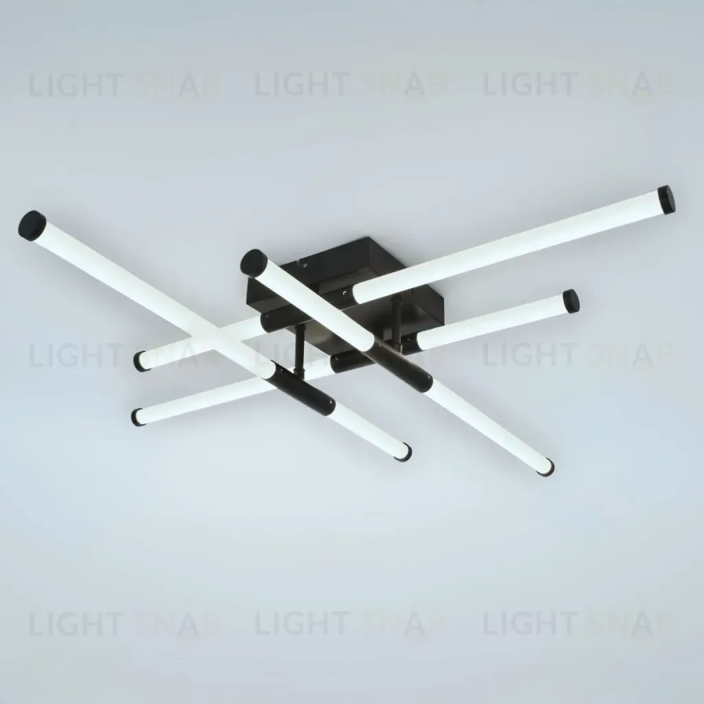 Потолочный светильник Эра Модерн Fliss CLL-1 72W 3K-6K RC BK Б0069744
