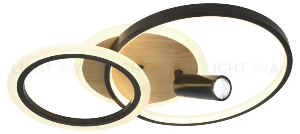 Потолочный светильник Эра Модерн Rondo CLL-1 85W 3K-6,5K RC BK Б0069745