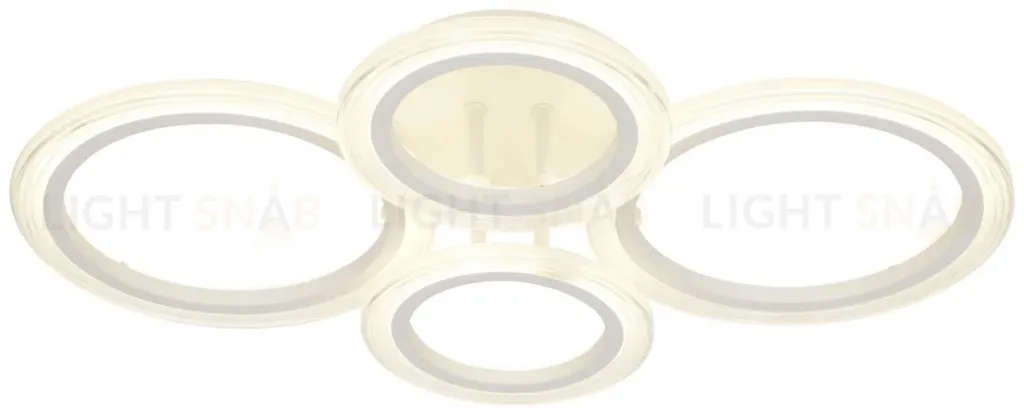 Потолочный светильник Эра Модерн Ring CLL-1-59W 3K-6,5K RC WH Б0069748