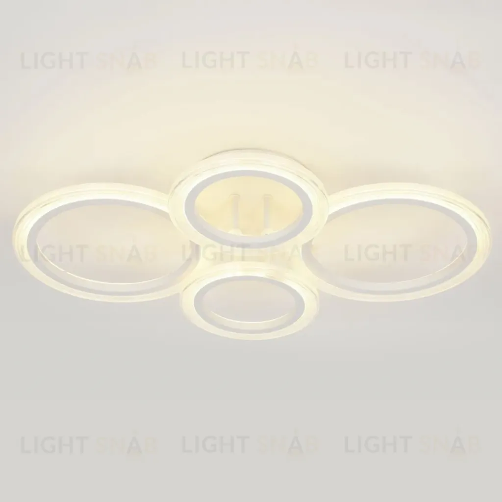 Потолочный светильник Эра Модерн Ring CLL-1-59W 3K-6,5K RC WH Б0069748