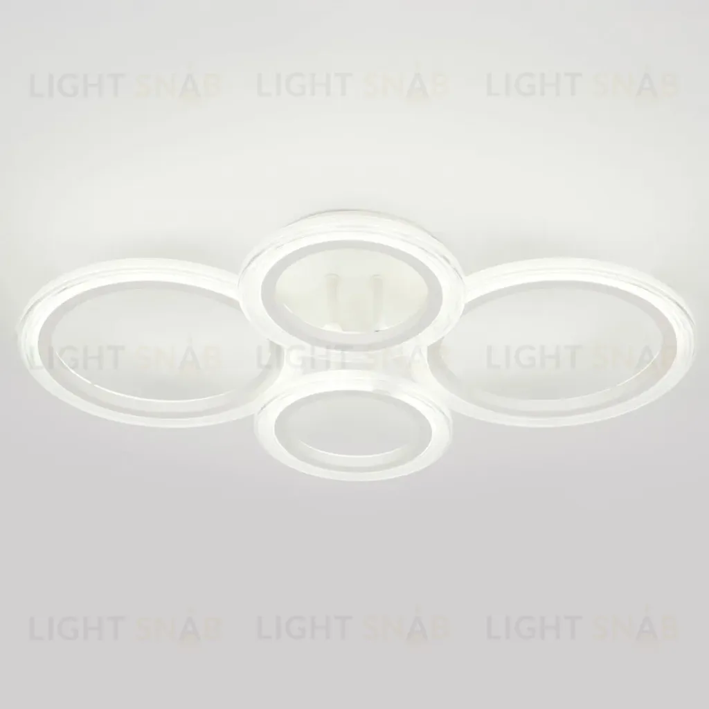 Потолочный светильник Эра Модерн Ring CLL-1-59W 3K-6,5K RC WH Б0069748