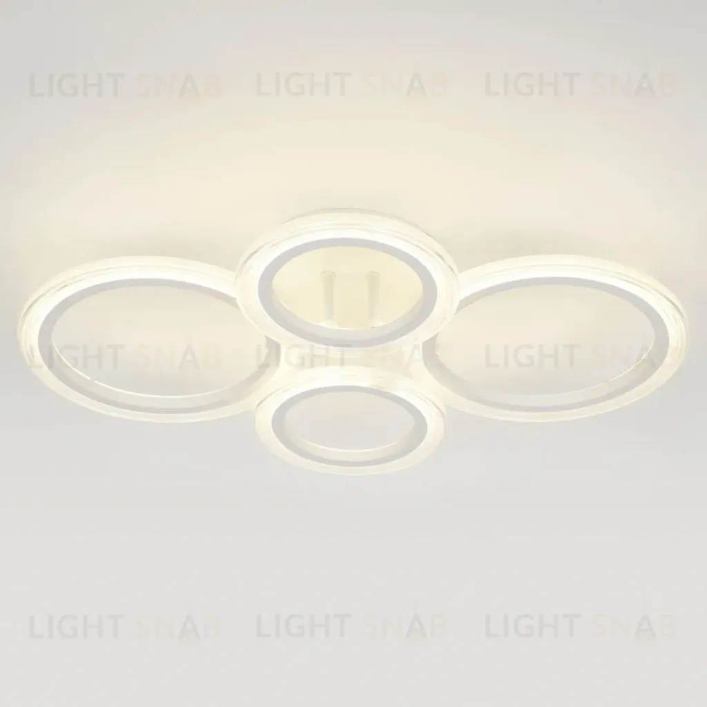 Потолочный светильник Эра Модерн Ring CLL-1-59W 3K-6,5K RC WH Б0069748