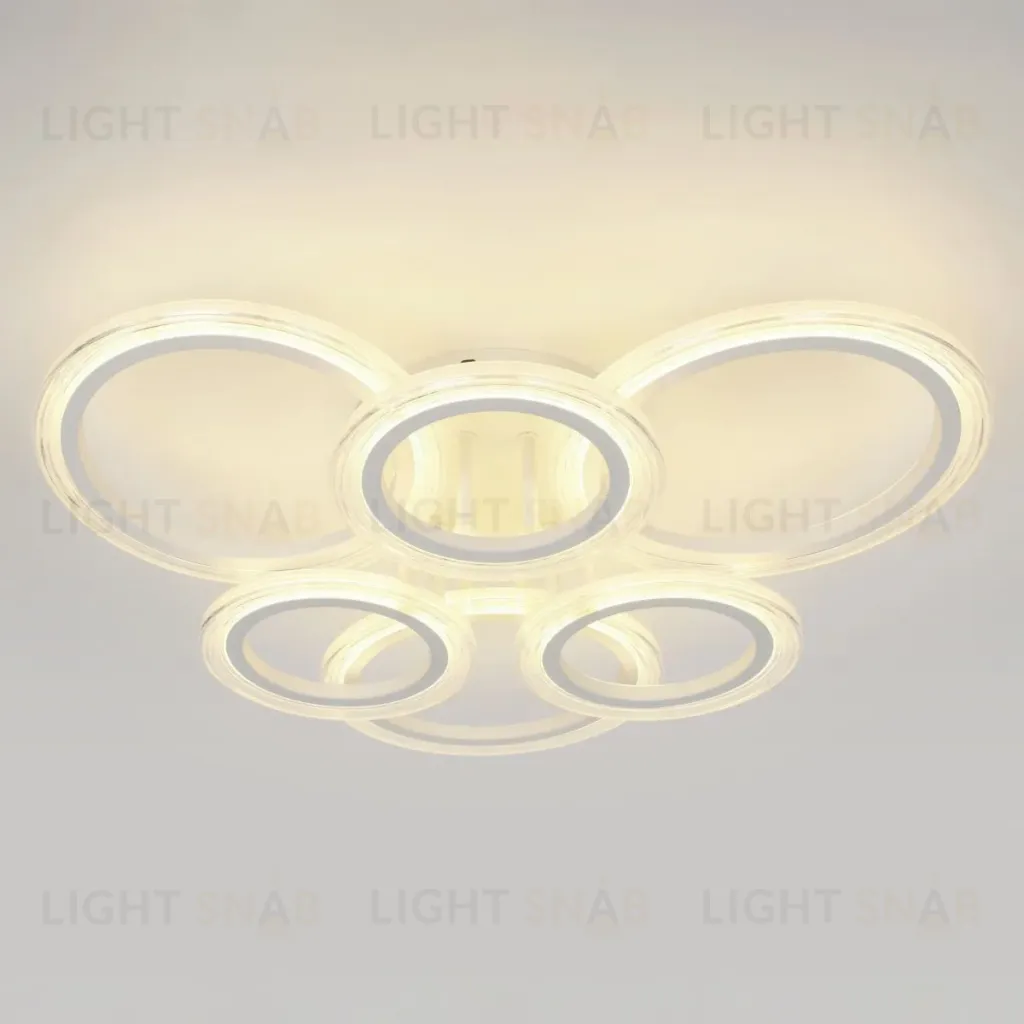 Потолочный светильник Эра Модерн Ring CLL-1-90W 3K-6,5K RC WH Б0069749