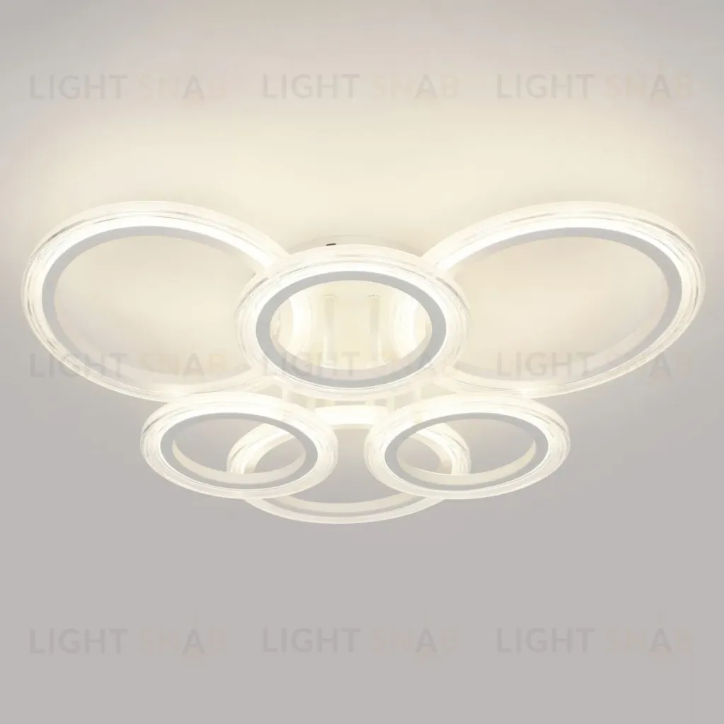 Потолочный светильник Эра Модерн Ring CLL-1-90W 3K-6,5K RC WH Б0069749