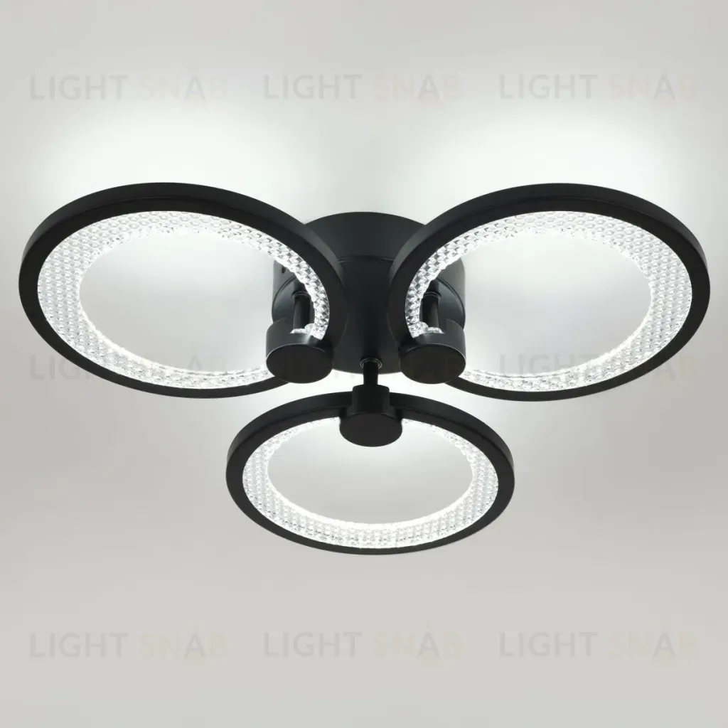 Потолочный светильник Эра Модерн Odry CLL-1-46W 3K-6,5K RC BK Б0069750