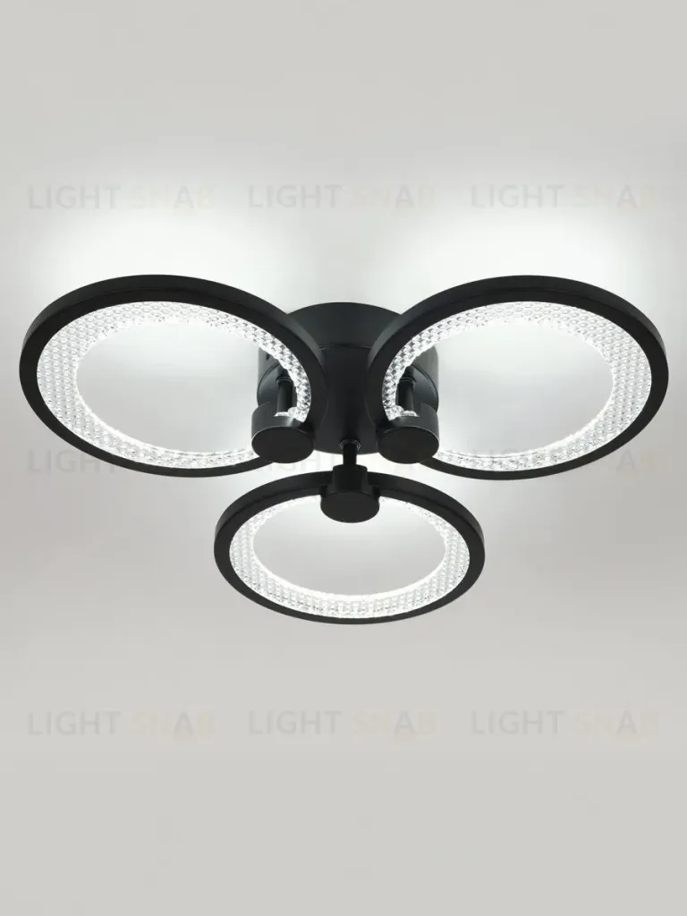 Потолочный светильник Эра Модерн Odry CLL-1-46W 3K-6,5K RC BK Б0069750
